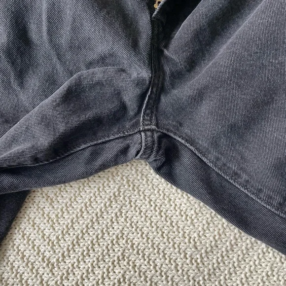 Levi's Women's Black 94 Baggy Straight Leg Jeans - Picture 7 of 8